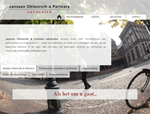 Tablet Screenshot of advocatenkantoor.nl
